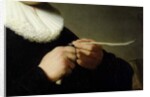 Man Sharpening a Quill, 1632 by Rembrandt Harmensz. van Rijn