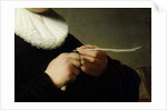 Man Sharpening a Quill, 1632 by Rembrandt Harmensz. van Rijn