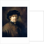 Self Portrait with Cap and Gold Chain, 1654 by Rembrandt Harmensz. van Rijn