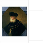 Head of an Old Man wearing a Cross, 1630 by (studio of) Rembrandt Harmensz. van Rijn