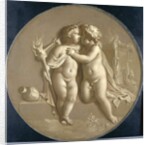 Two Putti with Flames of Love 'Allegory of Love', 1696 by Adriaan van der Werff