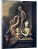 Three Girls sacrifice Flowers to Amor, 1710 by Pieter van der Werff