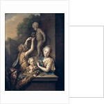 Three Girls sacrifice Flowers to Amor, 1710 by Pieter van der Werff