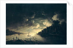 River Landscape by Moonlight by Jan Ludewick de Wouters