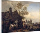 A Dappled Horse outside the Smithy by Philips Wouwermans or Wouwerman