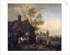 A Dappled Horse outside the Smithy by Philips Wouwermans or Wouwerman