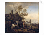 A Dappled Horse outside the Smithy by Philips Wouwermans or Wouwerman