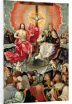 Central panel of Triptych with Adoration of the Trinity, 1523 by Jacob Cornelisz van Oostsanen