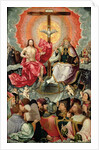 Central panel of Triptych with Adoration of the Trinity, 1523 by Jacob Cornelisz van Oostsanen