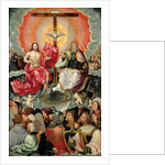 Central panel of Triptych with Adoration of the Trinity, 1523 by Jacob Cornelisz van Oostsanen