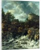 The Waterfall, 1665-70 by Jacob Isaaksz. or Isaacksz. van Ruisdael