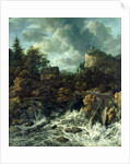 The Waterfall, 1665-70 by Jacob Isaaksz. or Isaacksz. van Ruisdael