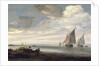 Wide Rivermouth with Boats, c.1660 by Salomon van Ruisdael or Ruysdael