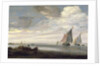 Wide Rivermouth with Boats, c.1660 by Salomon van Ruisdael or Ruysdael