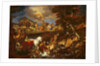 Noah offers up a Sacrifice as a Sign of his Gratitude, 1687-90 by Pieter the Younger Mulier