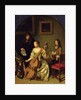 The Bassviol Player, 1665 by Caspar Netscher