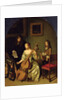 The Bassviol Player, 1665 by Caspar Netscher
