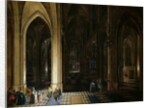 The Interior of Antwerp Cathedral by Candle and Torchlight by Pieter the Elder & Younger Neefs