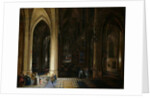 The Interior of Antwerp Cathedral by Candle and Torchlight by Pieter the Elder & Younger Neefs