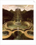 View of the Octagon over the Waterfalls and the Pools of Neptune, after 1716 by Jan van Nickelen