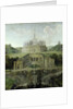 View from the 'Riesenkopf' Waterfalls over the Distorted Water-grotto to the Octagon, after 1716 by Jan van Nickelen