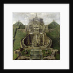 View from the 'Riesenkopf' Basins to the Octagon, after 1716 by Jan van Nickelen