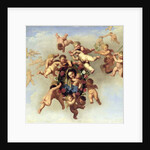 Angels Carrying a Portrait of the Madonna to Heaven by Cornelis van Poelenburgh or Poelenburch