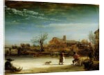 Winter Landscape, 1646 by Rembrandt Harmensz. van Rijn