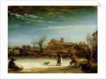 Winter Landscape, 1646 by Rembrandt Harmensz. van Rijn