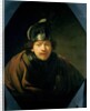 Self Portrait with Helmet, 1634 by Rembrandt Harmensz. van Rijn