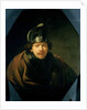 Self Portrait with Helmet, 1634 by Rembrandt Harmensz. van Rijn