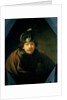 Self Portrait with Helmet, 1634 by Rembrandt Harmensz. van Rijn