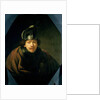 Self Portrait with Helmet, 1634 by Rembrandt Harmensz. van Rijn