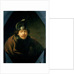 Self Portrait with Helmet, 1634 by Rembrandt Harmensz. van Rijn