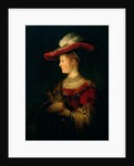 Portrait of Saskia van Uylenburgh by Rembrandt Harmensz. van Rijn