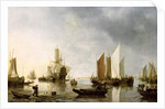Harbour with Anchored Ships, 1655-60 by Hendrick Dubbels