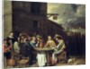 Companions Carousing in front of a Tavern, 1640-50 by Joos van Craesbeeck