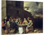 Companions Carousing in front of a Tavern, 1640-50 by Joos van Craesbeeck