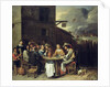 Companions Carousing in front of a Tavern, 1640-50 by Joos van Craesbeeck