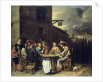 Companions Carousing in front of a Tavern, 1640-50 by Joos van Craesbeeck