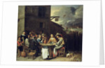 Companions Carousing in front of a Tavern, 1640-50 by Joos van Craesbeeck