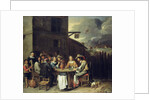 Companions Carousing in front of a Tavern, 1640-50 by Joos van Craesbeeck