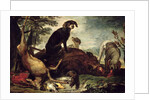 Dogs with Slain Wild Boar and Deer by David de Coninck