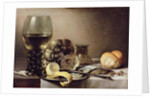 The Oyster Breakfast by Pieter Claesz
