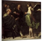 The Young Tobias Heals his Blind Father, c.1640s by Bernardo Cavallino