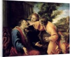The Young Tobias Heals his Blind Father, c.1600 by Annibale Carracci