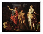 Hercules at the Crossroads by Annibale (Copy) Carracci