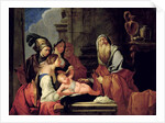 The Blind Prophet Tiresias with the Baby Narcissus, after 1666 by Giulio Carpioni