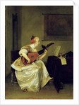 The Lute Player, 1667-68 by Gerard ter Borch or Terborch