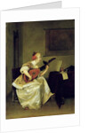 The Lute Player, 1667-68 by Gerard ter Borch or Terborch